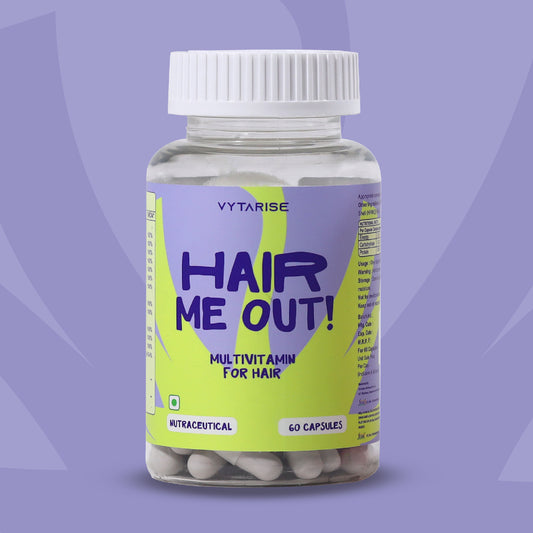 Hair Me Out! Multivitamin for Hair - 13 Vitamins + 10 Minerals with Pumpkin Seed & Flaxseed Extract