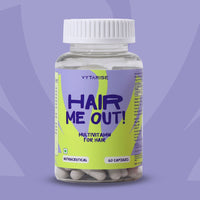 Hair Me Out! Multivitamin for Hair - 13 Vitamins + 10 Minerals with Pumpkin Seed & Flaxseed Extract